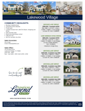 Lakewood Village Estates Inventory