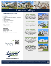 Lakewood Village Spec Sheet