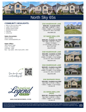 North Sky 65s Inventory