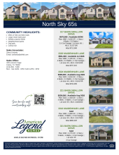 North Sky 65s Inventory
