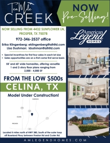 Ten-Mile Creek Now Pre-Selling