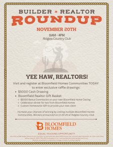 Round Up with Bloomfield Homes