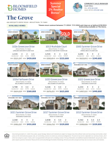 The Grove Realtor Bonus + Available Homes!
