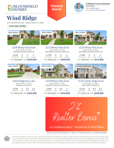 Wind Ridge Realtor Bonus + Available Homes!