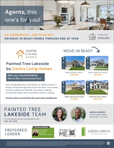 4% Commission on Select Homes