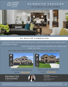 Rainwater Crossing by Centre Living Homes: New Incentives!