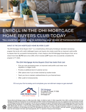 DHI Mortgag Home Buyers Club