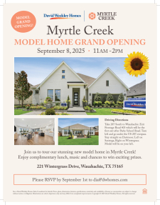 Myrtle Creek Model Home Grand Opening