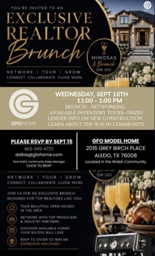 🥂 You&rsquo;re Invited: Exclusive REALTOR Brunch in Walsh