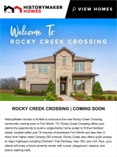 Rocky Creek Crossing Coming Soon