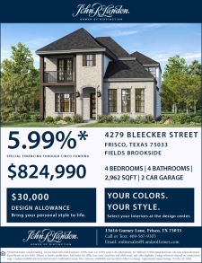 Fields Brookside Home From the Low $800's
