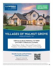 Villages of Walnut Grove - Model Home
