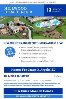 Explore Available Homes in Award-Winning Communities Across DFW