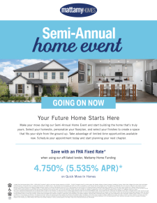 Semi-Annual Home Event