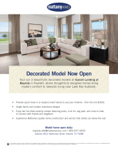 Sunset Landing at Bayside Model Home Now Open