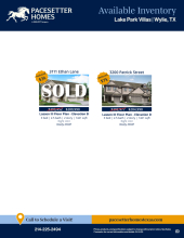 Lake Park Villas Available Inventory