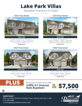 Lake Park Villas Available Inventory