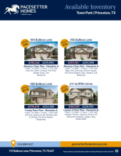 Town Park Available Inventory