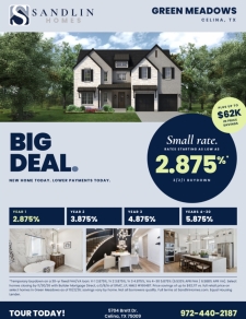 2.875%* at Green Meadows + Up To $62K in Price Savings!