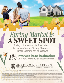 1% Off Interest Rates on New To-Be-Built Homes
