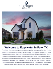 Edgewater Inventory