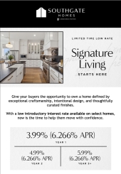 Low Introductory Interest Rate on Select Homes