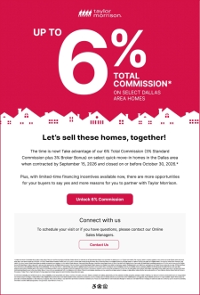 6% Commission. Exclusive Savings. Act Now!