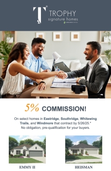 5% Commission on Select Homes
