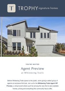 You're Invited: Agent Preview at Whitewing Trails