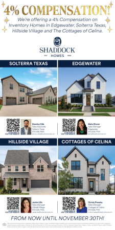 4% Compensation in These Communities!