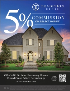 5% Commission on Select Homes!