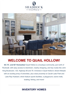 Available Now in Quail Hollow – Check Out Our Inventory! ✨🏘️