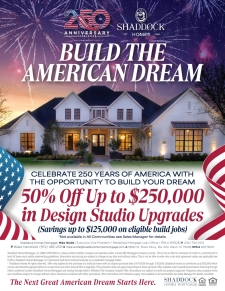 Build the American Dream with 50% Off Upgrades!*