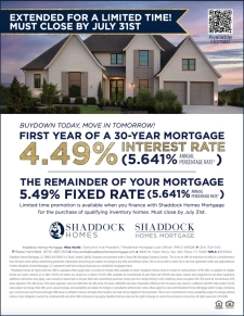 Buydown Today, Move In Tomorrow! 4.49% Interest Rate For a Limited Time