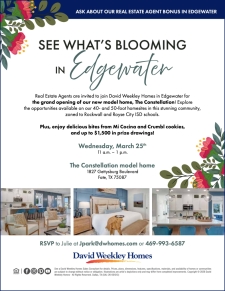David Weekley Homes Grand Opening in Edgewater