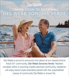 Del Webb is Coming to Rockwall