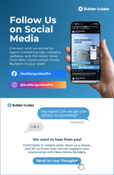 Don&rsquo;t miss out on the latest updates! - Follow Builder Guides DFW