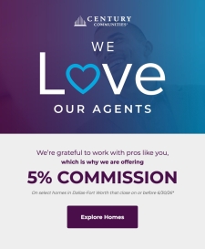 Earn 5% Commission with Century Communities