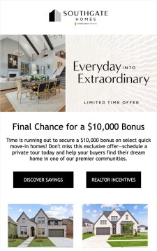 Final Chance for a $10,000 Realtor Bonus!