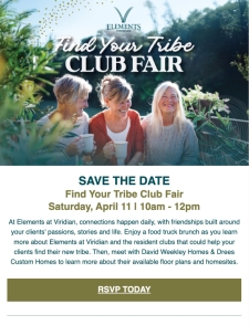 Find Your Tribe at 55+ Elements at Viridian