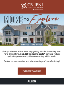 Give Your Buyers $10K More to Explore 💰