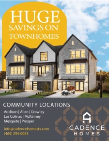 HUGE Savings on Townhomes with Cadence Homes!