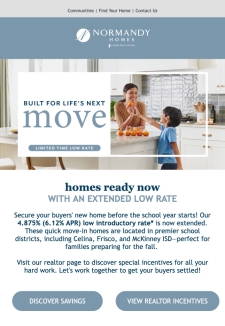 Homes Ready Now in Top School Districts!