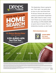 Huddle Up for Big Savings with Drees Limited Time Incentives!