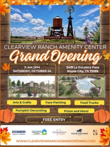 Join Us for the Clearview Ranch Amenity Center Grand Opening