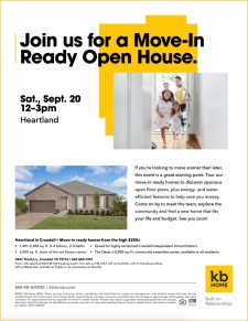 Join us for a Move-In Ready Open House.