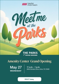 Join us for the Meet Me at The Parks Amenity Event!