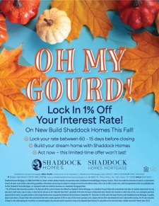 Lock In 1% Off Your Interest Rate on New Builds!