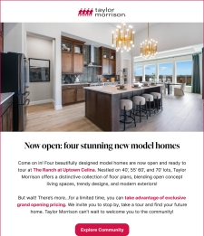 Models now open at The Ranch at Uptown Celina