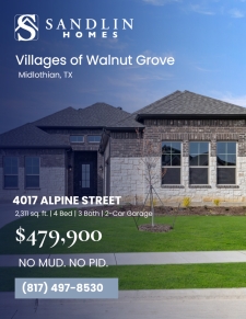 NO MUD. NO PID in Midlothian, TX!